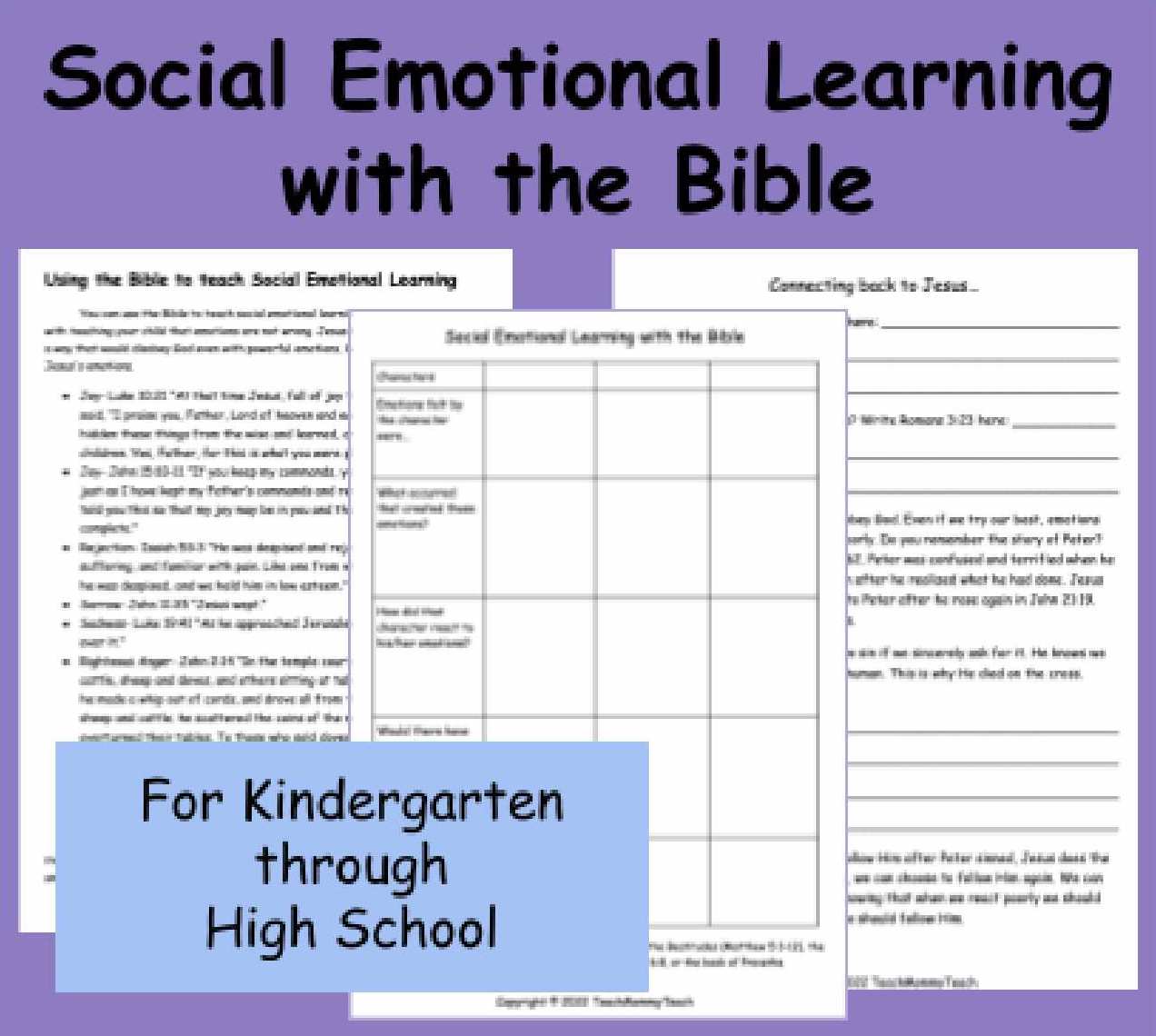 Social Emotional with the Bible Preview